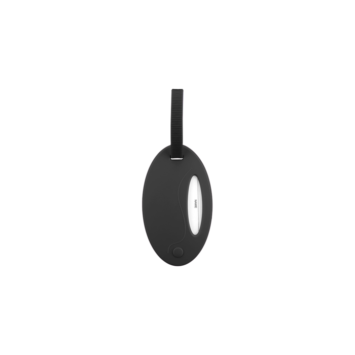Oval Swivel Identification Tag – Black image number 0