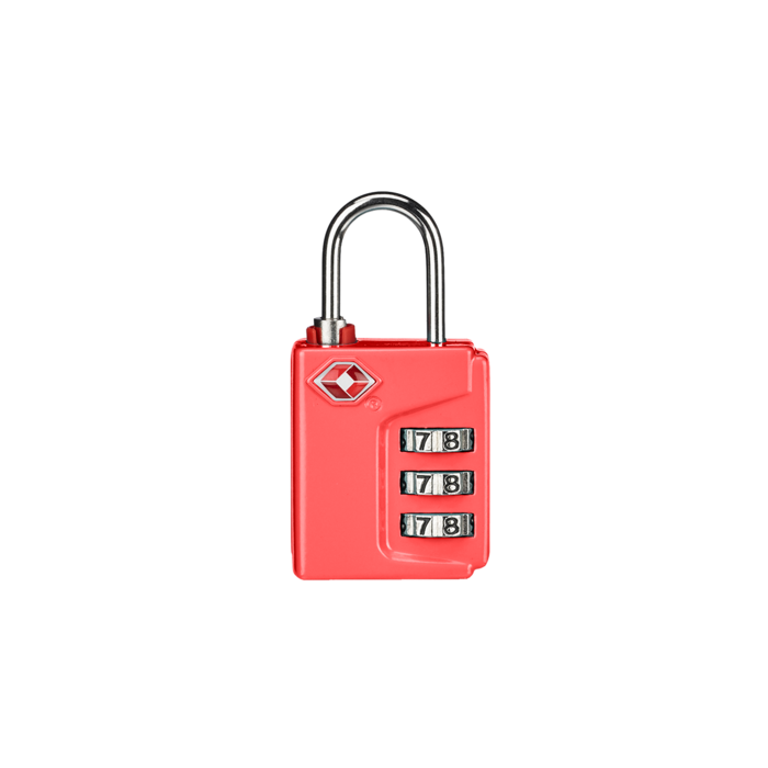 3-Dial Inspection Status Lock – Coral