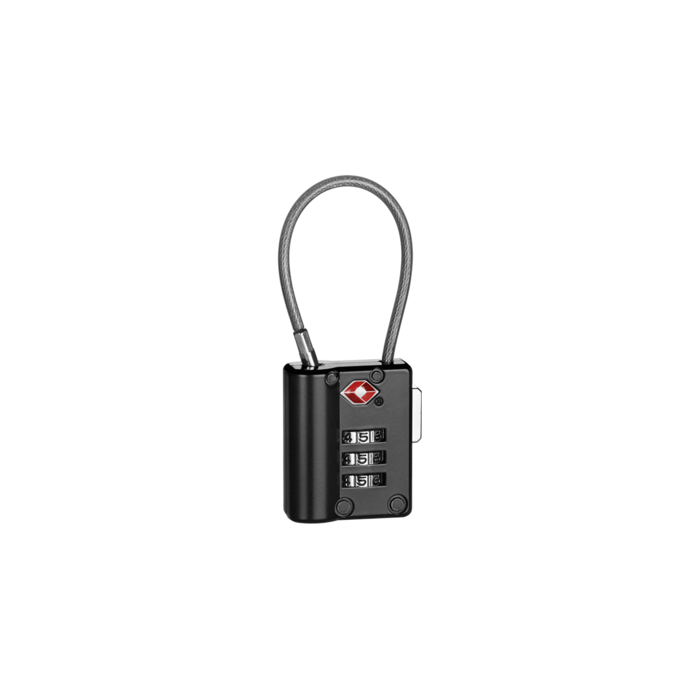 3-Dial Cable Lock – Black