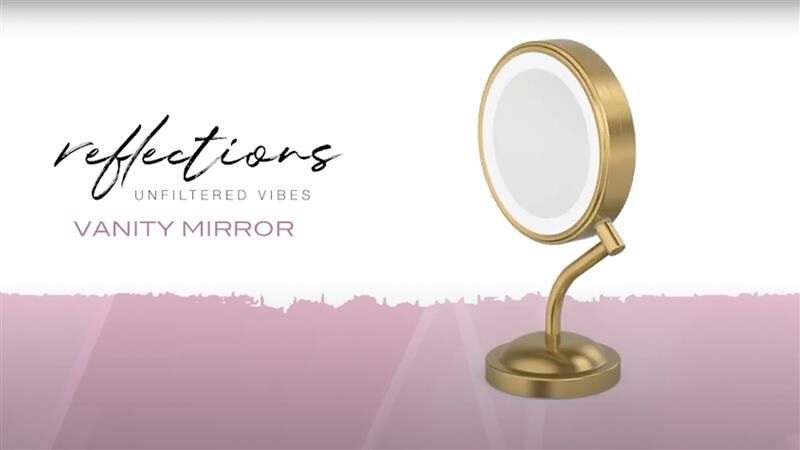 Conair Double-Sided LED Mirror with 1x and 5x Magnification