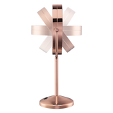 Espejo de maquillaje 1x/10x con luz LED Reflections, en oro rosa
