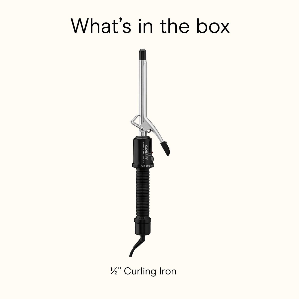 Tenaza de ½ in de calentamiento instantáneo Conair®