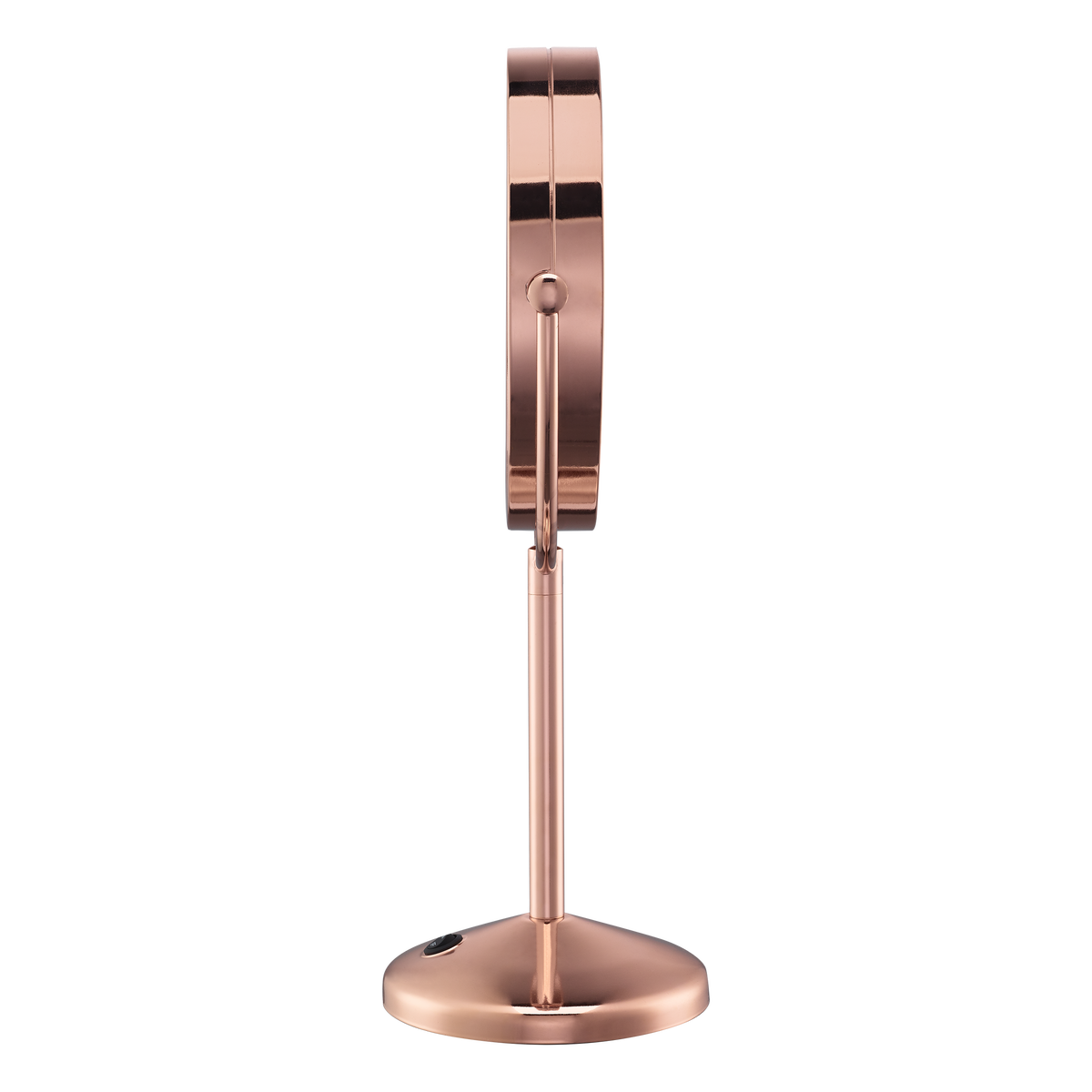 Espejo de maquillaje 1x/10x con luz LED Reflections, en oro rosa