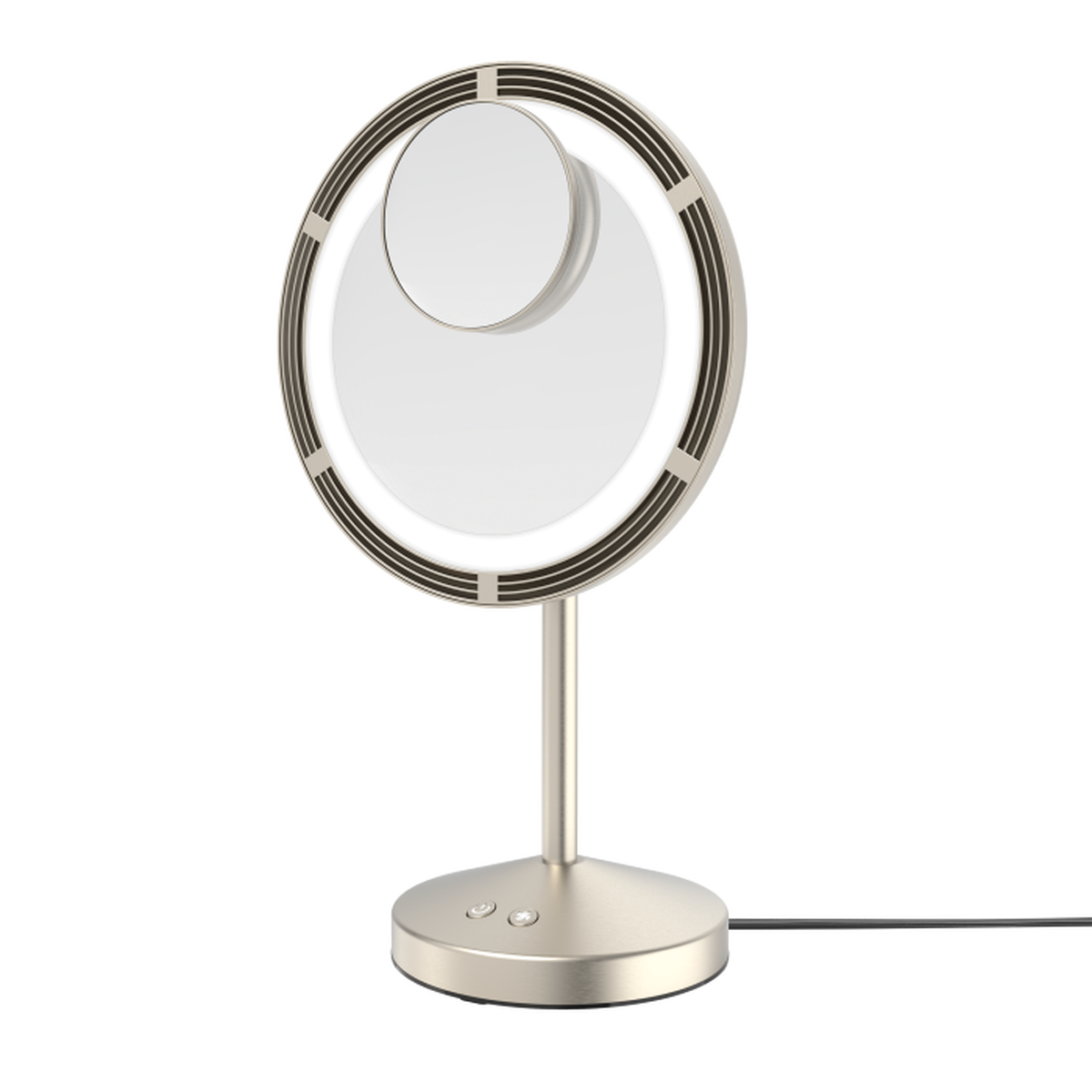 Espejo LED con ventilador y zoom, grande 2