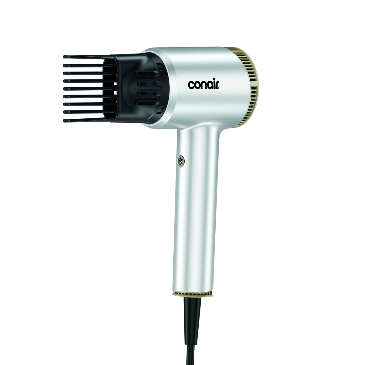 Conair Compact Digital Hair Dryer, Metallic White, 1 Pc  large 5