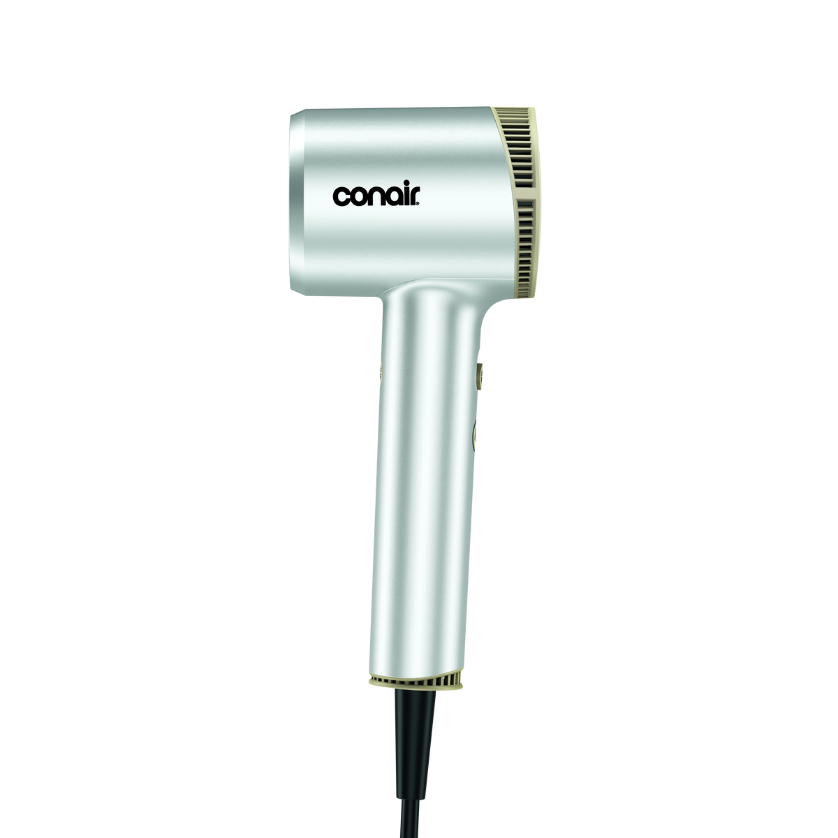 Conair Compact Digital Hair Dryer, Metallic White, 1 Pc  large 1