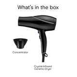Style & Shine Natural Crystal Collection Hair Dryer