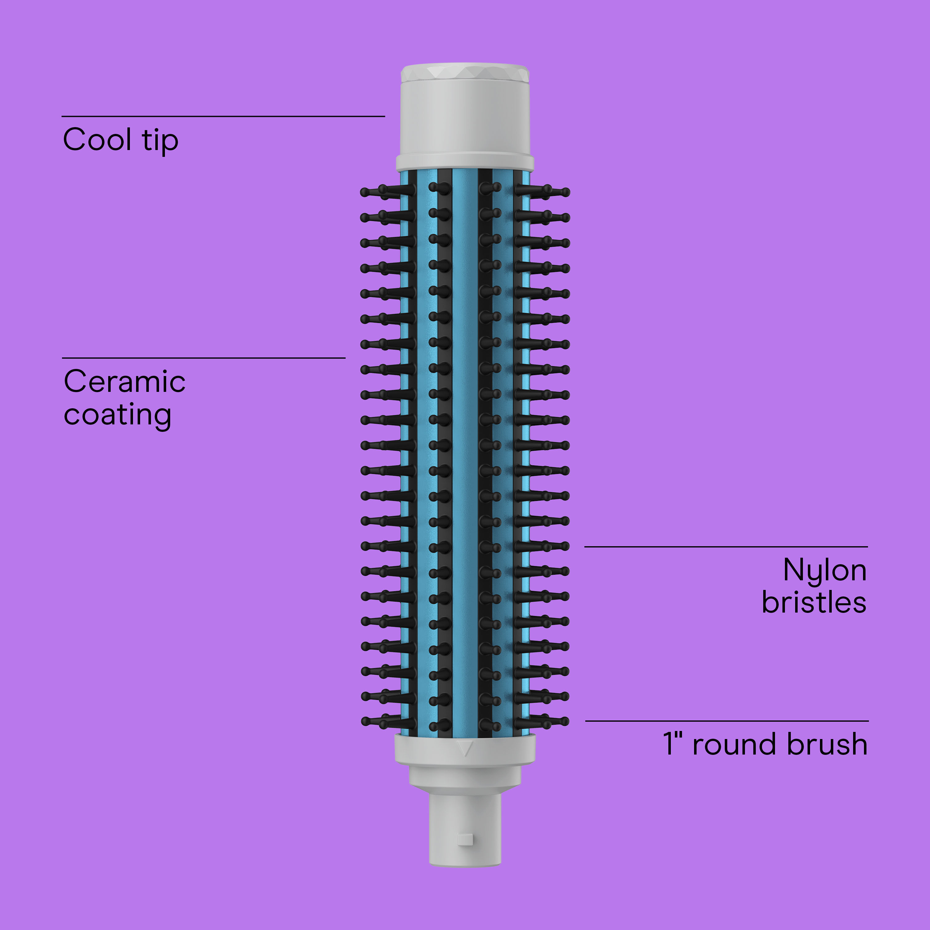 Accesorio cepillo redondo Style Chemistry by Conair​​​, Larga