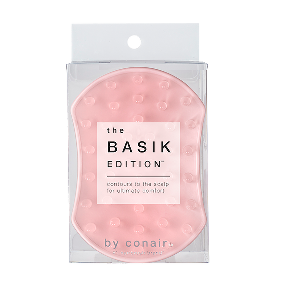 The Basik Edition Scalp Care Ultimate Comfort Concave Brush for Wet & Dry Hair