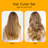 2-in-1 Heat & Heatless Hair Curler Set