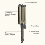 INFINITI PRO CONAIR&trade; Triple Barrel Waver