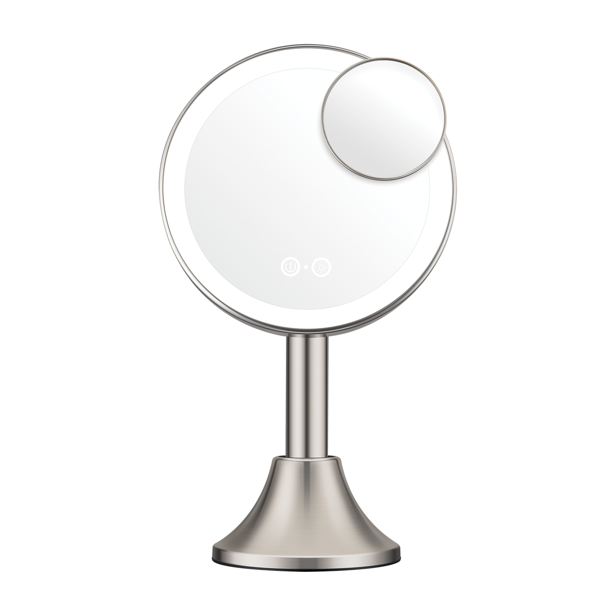 LED-Lighted Handheld Rechargeable Mirror