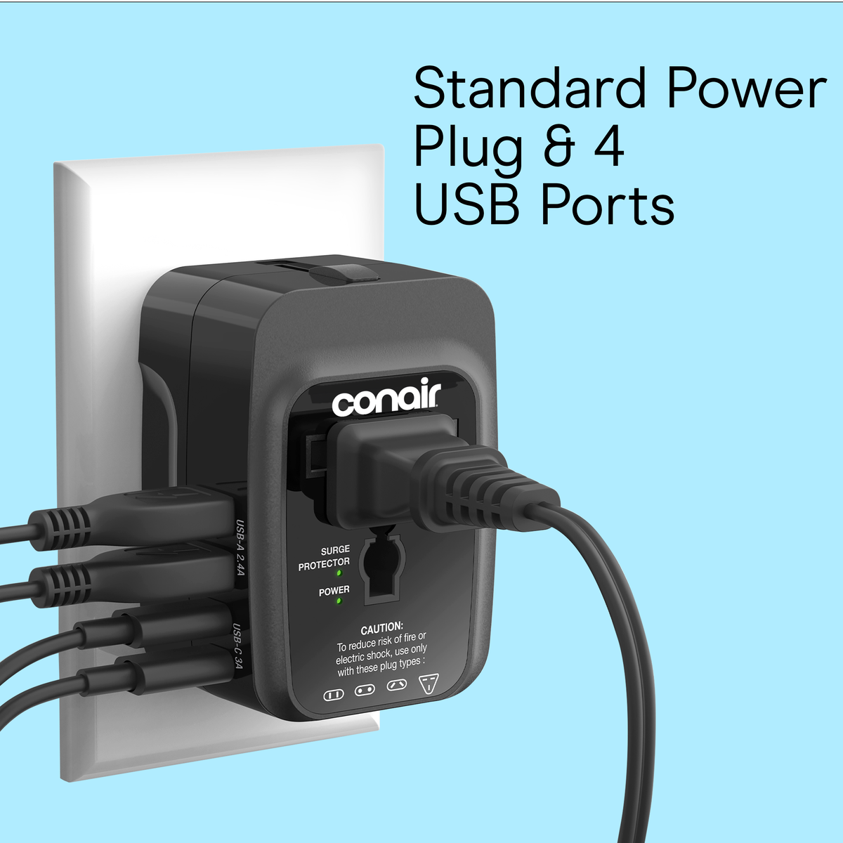 Adaptador ​​​​​​​de viaje universal