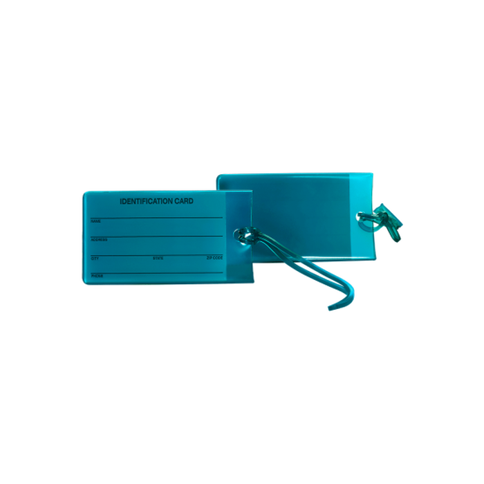 Travel Smart by Conair Jelly Luggage Tag Assortment Teal