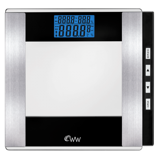 Conair Weight Weight Watchers Glass Body Fat Scale Weight Watchers