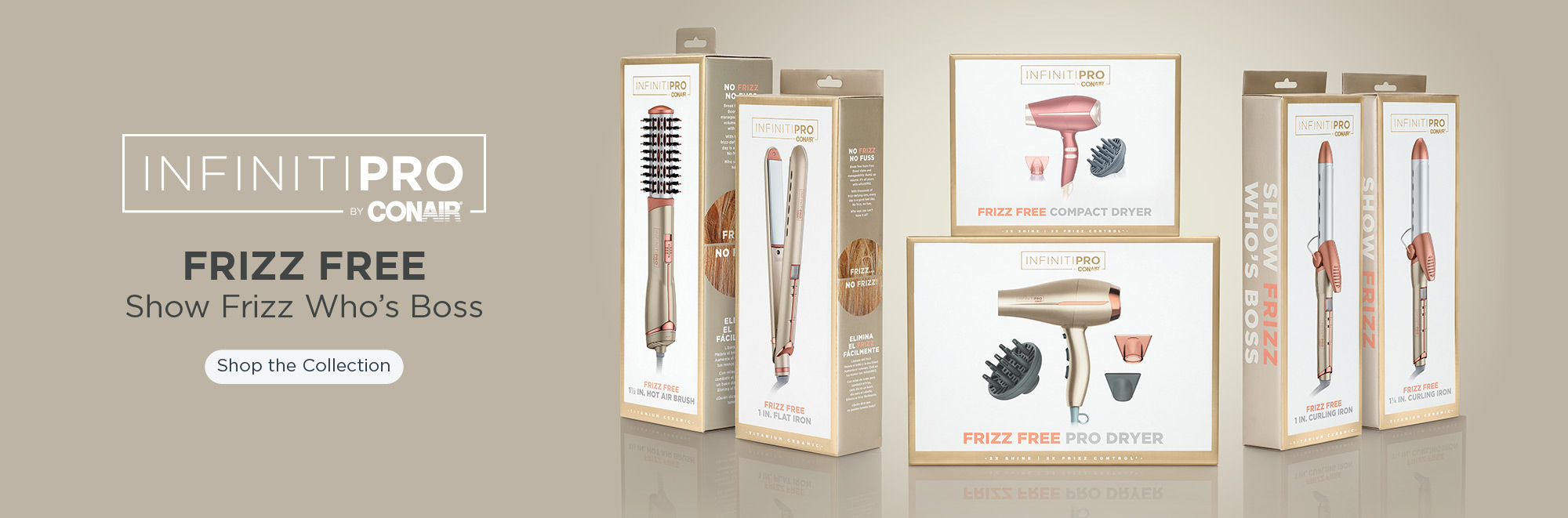 InfinitePro Frizz Free Banner