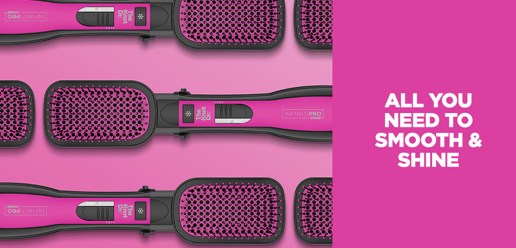 Learn more about InfinitiPRO by Conair® The Knot Dr.® Smoothing Dryer Brush (BC120)