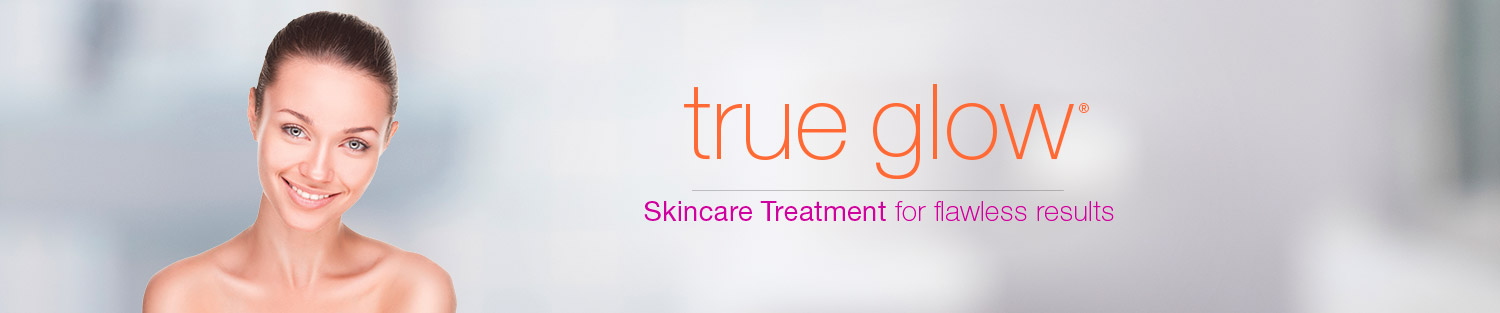 True Glow skin care treatment for flawless results.