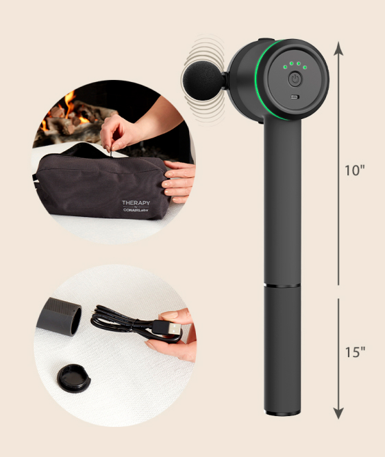 Silhouetted InfinitiPRO by Conair DigitalAire Drying Wand and styling attachments