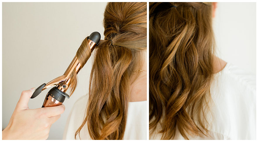 Polished perfection with the InfinitiPRO by Conair® Rose Gold Titanium 1-inch Curling Iron