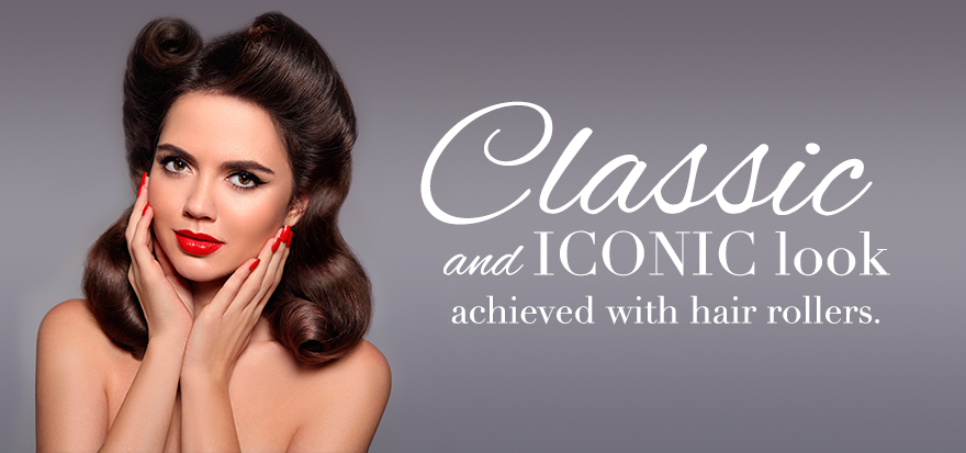 Classic and iconic look achieved with steam  rollers