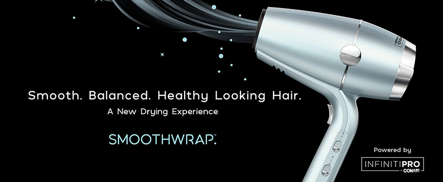 The Smoothwrap hairdryer - Smooth. Balanced. Healthy Looking Hair.