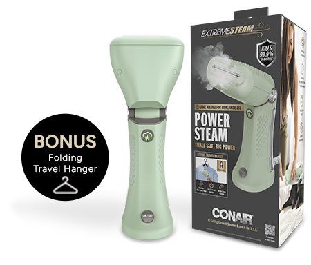 ExtremeSteam® Power Steam Travel Steamer