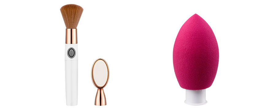 True Glow Glam Vibrating Makeup Set and True Glow Glam Vibrating Makeup Blender