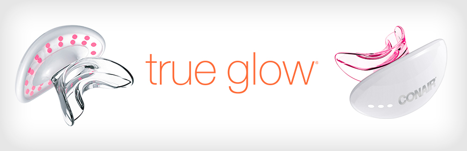 Front and back of the True Glow Lip therapy device