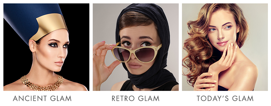 Glamor in ancient times to today.
