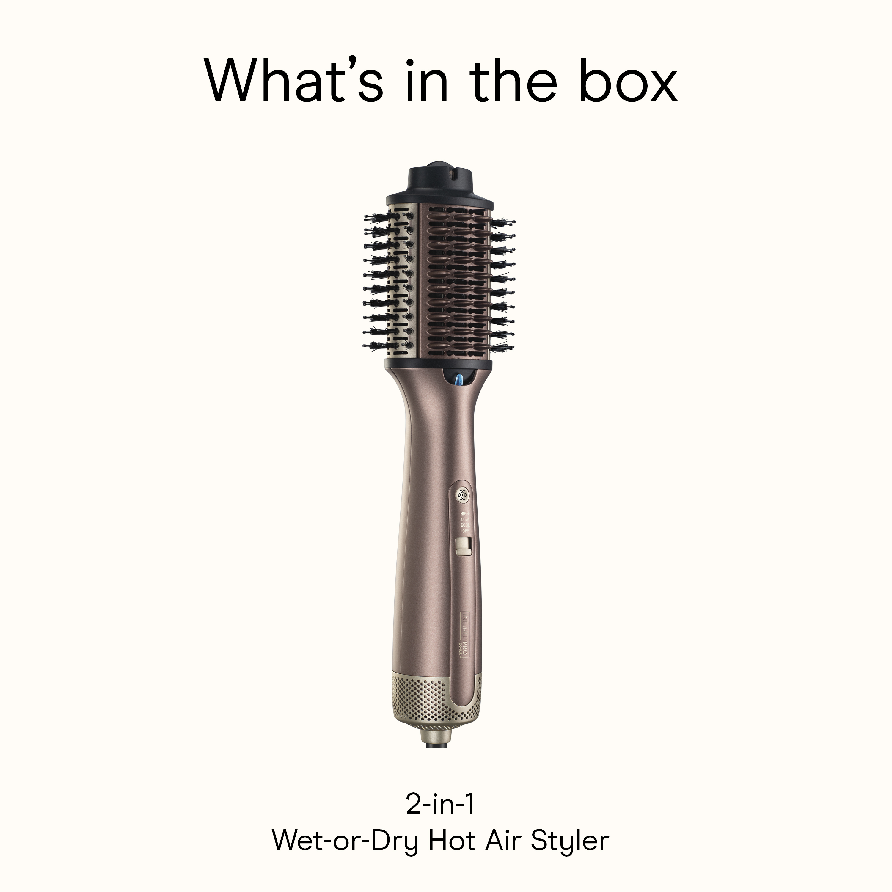 INFINITI PRO CONAIR 2-in-1 Wet-or-Dry Hot Air Styler,,large image number 7.0