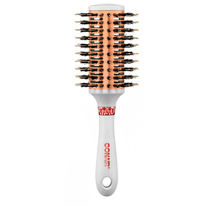 Cepillo redondo de cerdas mixtas para brushing en cabello con frizz