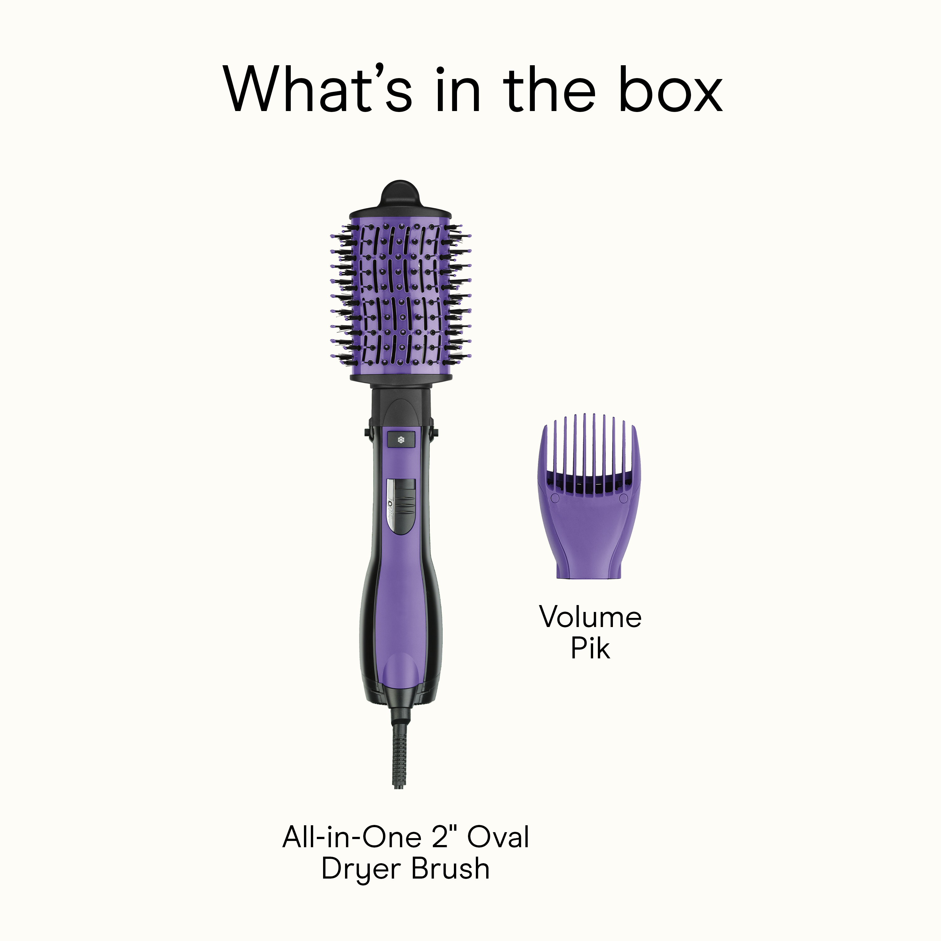 All-in-One 3" Oval Dryer Brush,,large image number 4.0