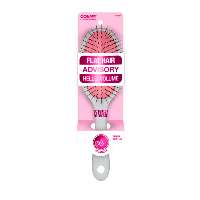 Cepillo neumático para desenredar el cabello sin cuerpo de la Colección "Advisory" de Conair