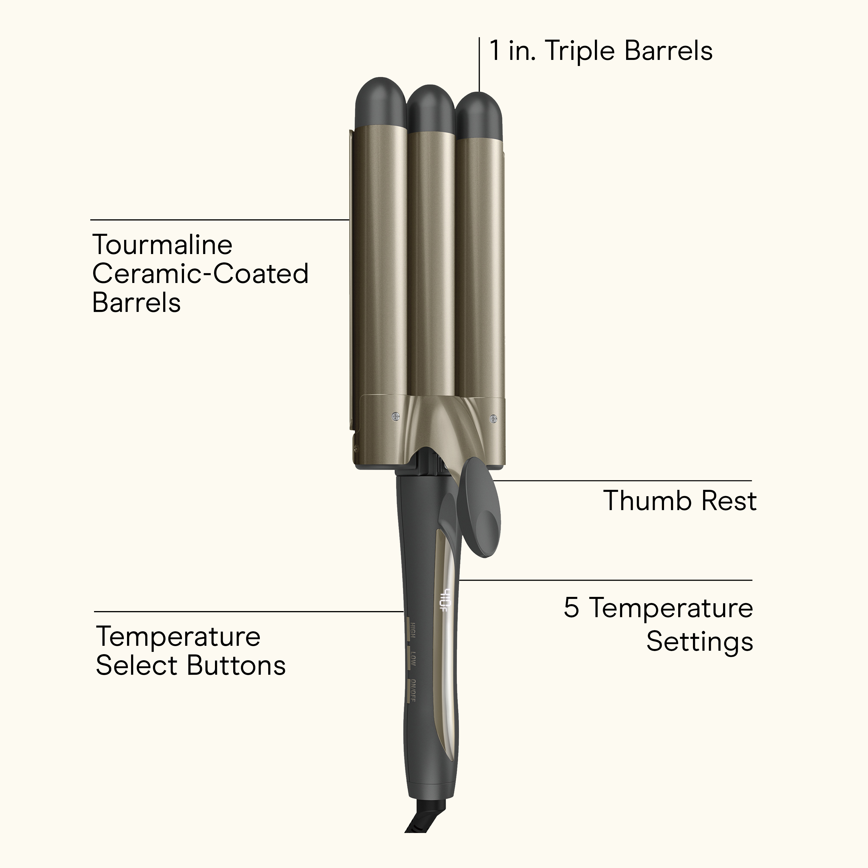 INFINITI PRO CONAIR&trade; Triple Barrel Waver,,large image number 1.0