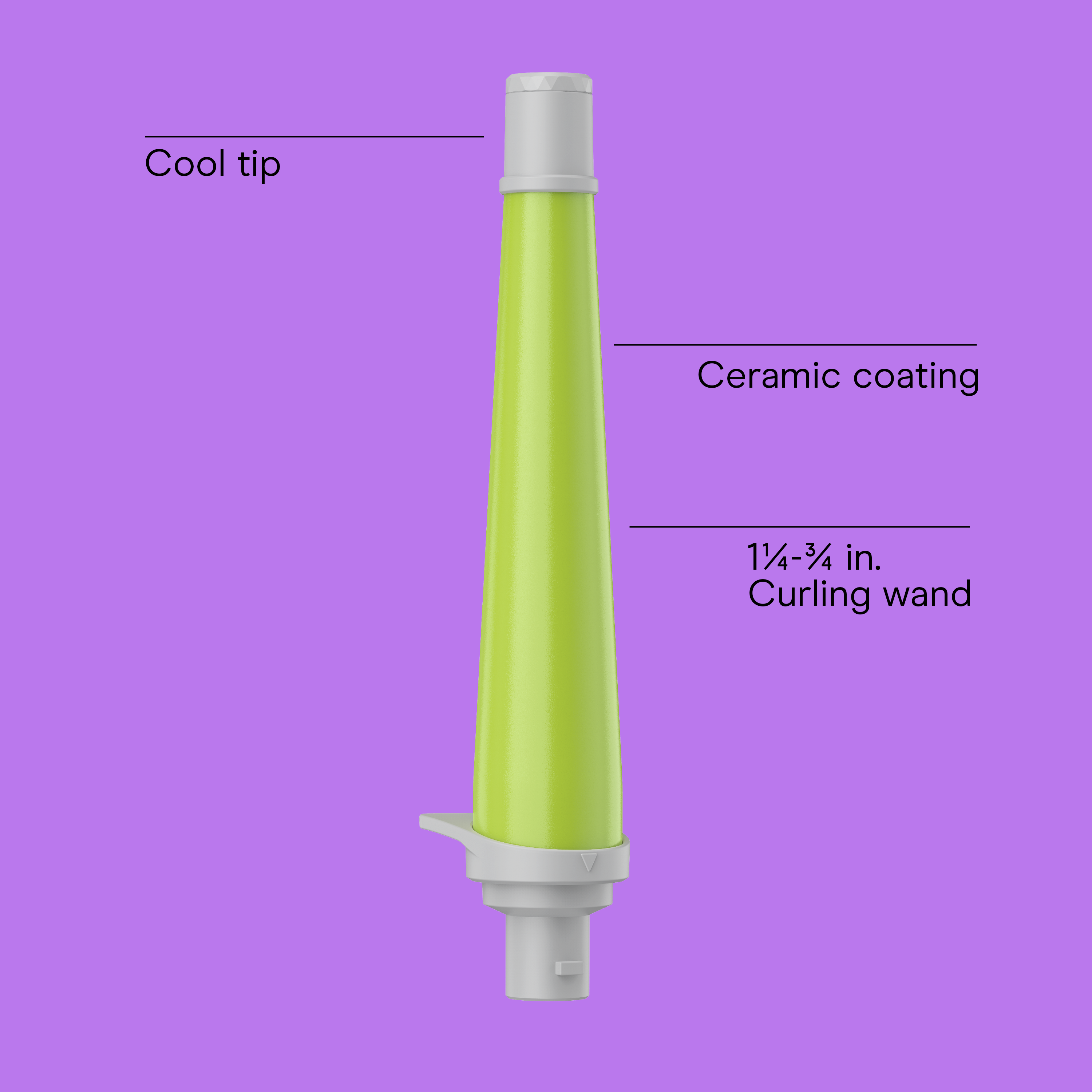 Accesorio rizador cónico de 1¼ in - ¾ in Style Chemistry by Conair®, imagen grande número 1.0