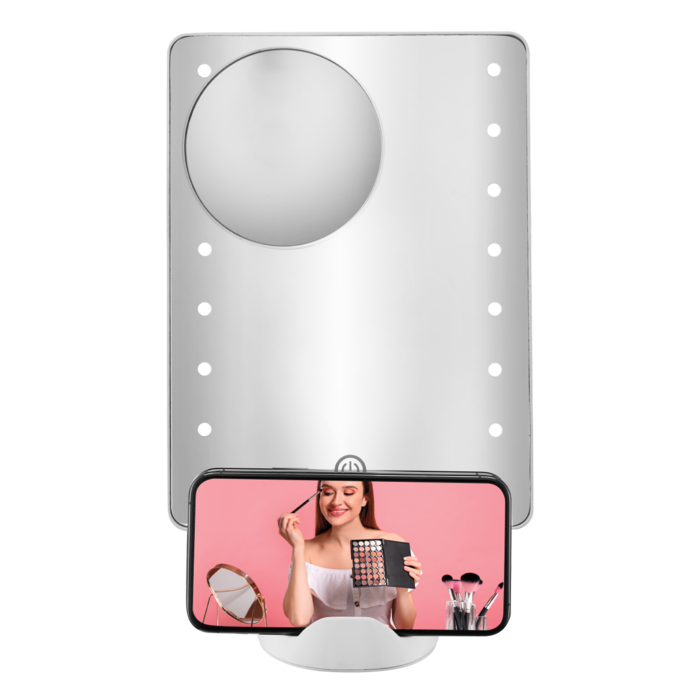 LED Hollywood Lighted Social Media Mirror,,large image number 2.0