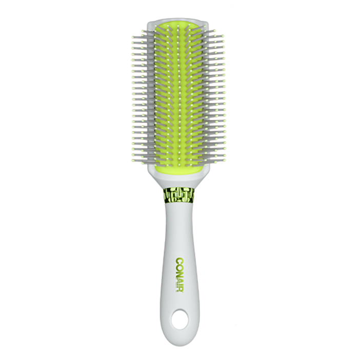 Cepillo neumático multiusos de goma para brushing en cabello ondulado