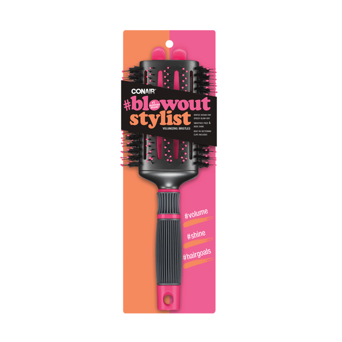 #Blowout Stylist Oval Round Brush, , large image number 5