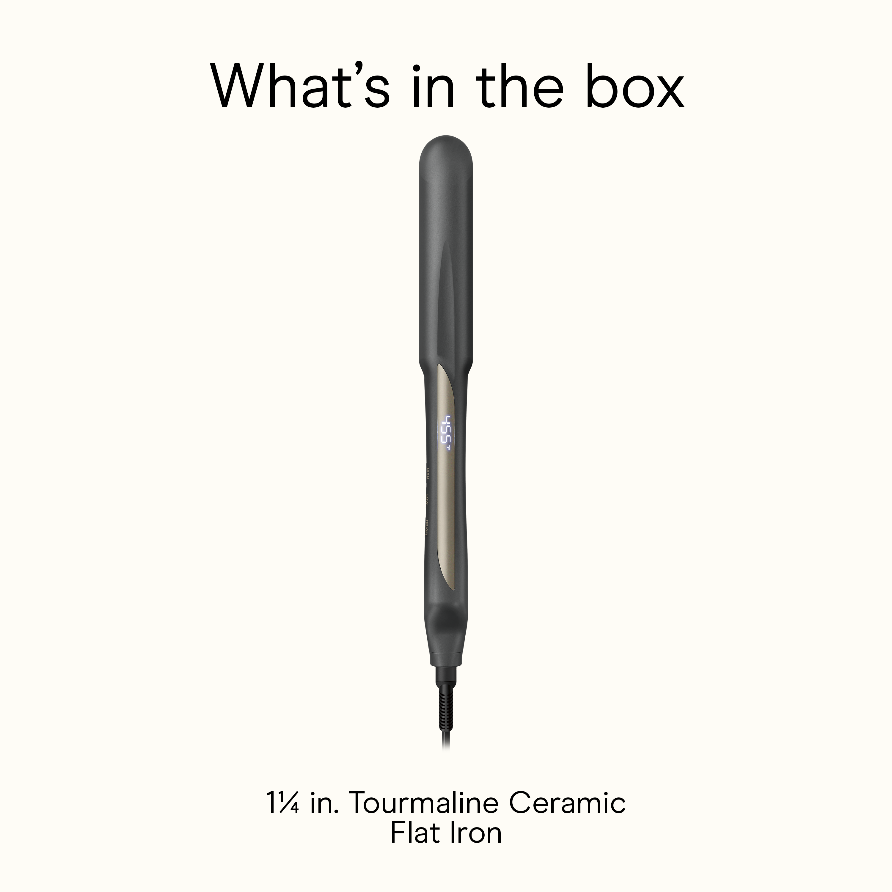 Plancha alisadora de 1¼ in con cerámica/turmalina, imagen grande número 5.0