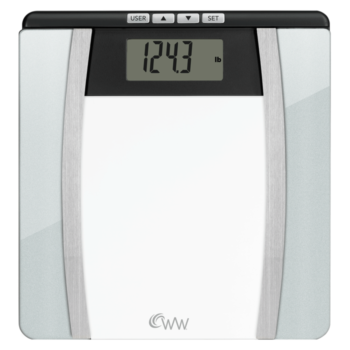 Glass Body Fat Scale Clear - Weight Watchers : Target