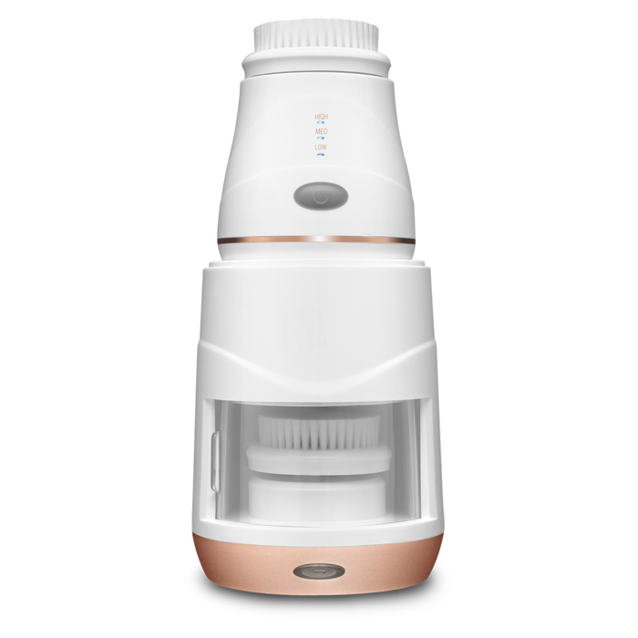 Cepillo de limpieza facial sónico con esterilizador UV/LED de cepillo, imagen grande número 1.0