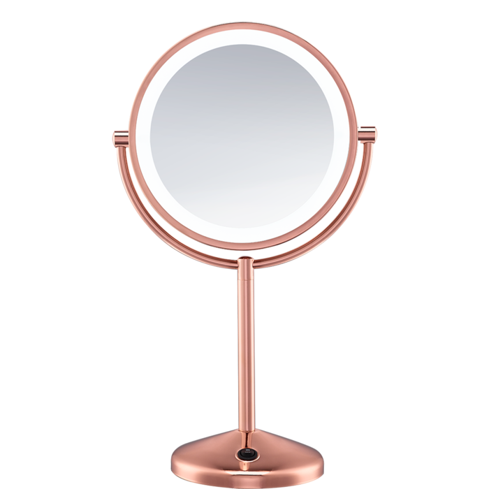 Large 10x magnifying mirror with light on sale