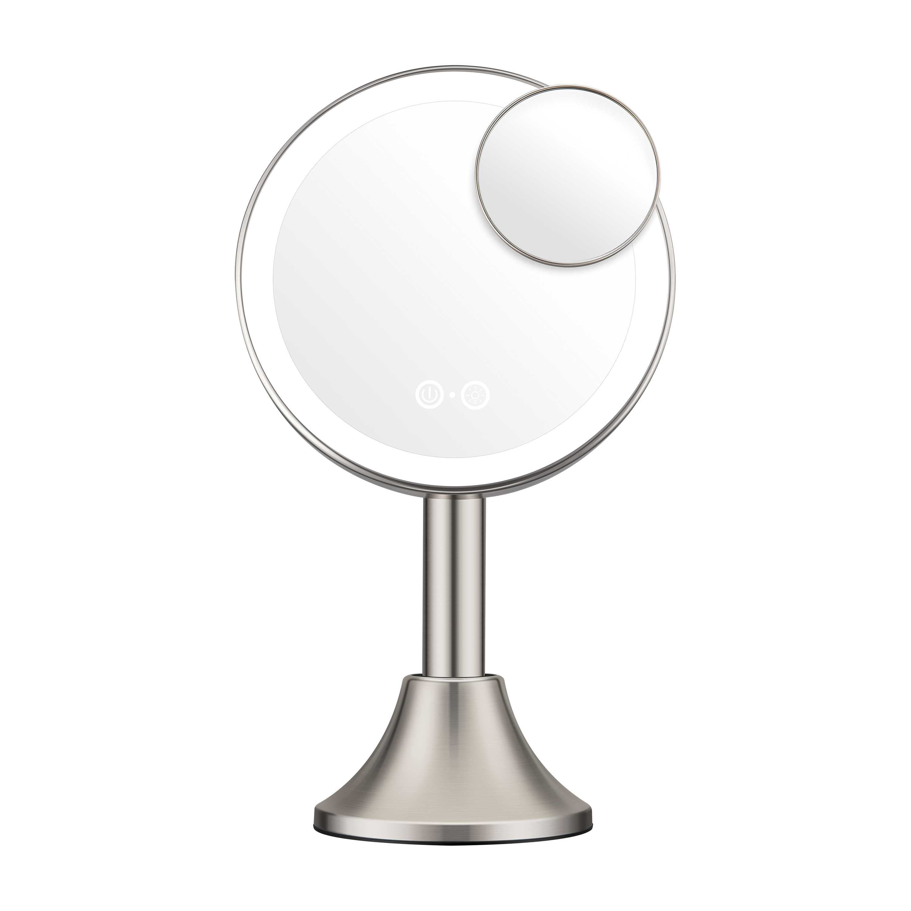 LED-Lighted Handheld Rechargeable Mirror
