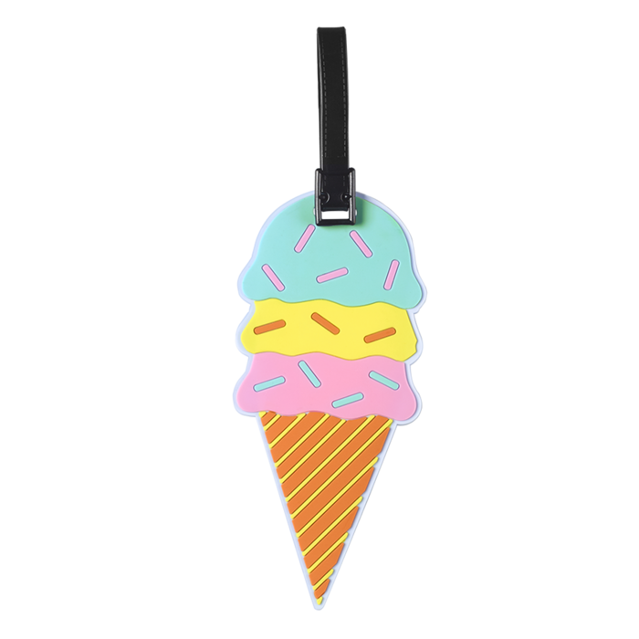 Ice Cream Cone ID Tag