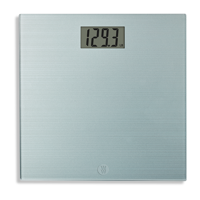 A sturdy, impact-resistant tempered glass scale to weigh up to 400 lbs./182  kg. Easy-to-read 1.5 in. (40 mm) LCD digital display.