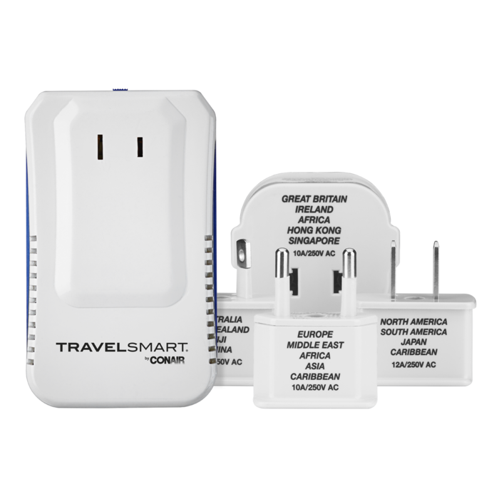 Convertidor de voltaje universal con adaptadores de viaje Convert-It-All