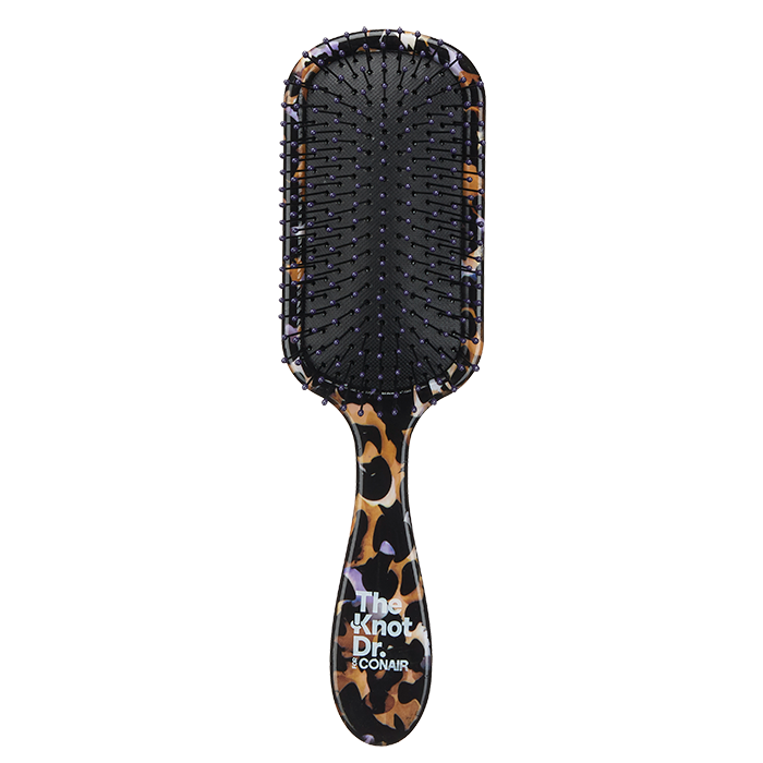 Cepillo desenredante con estampado de leopardo Pro Brite de The Knot Dr. for Conair