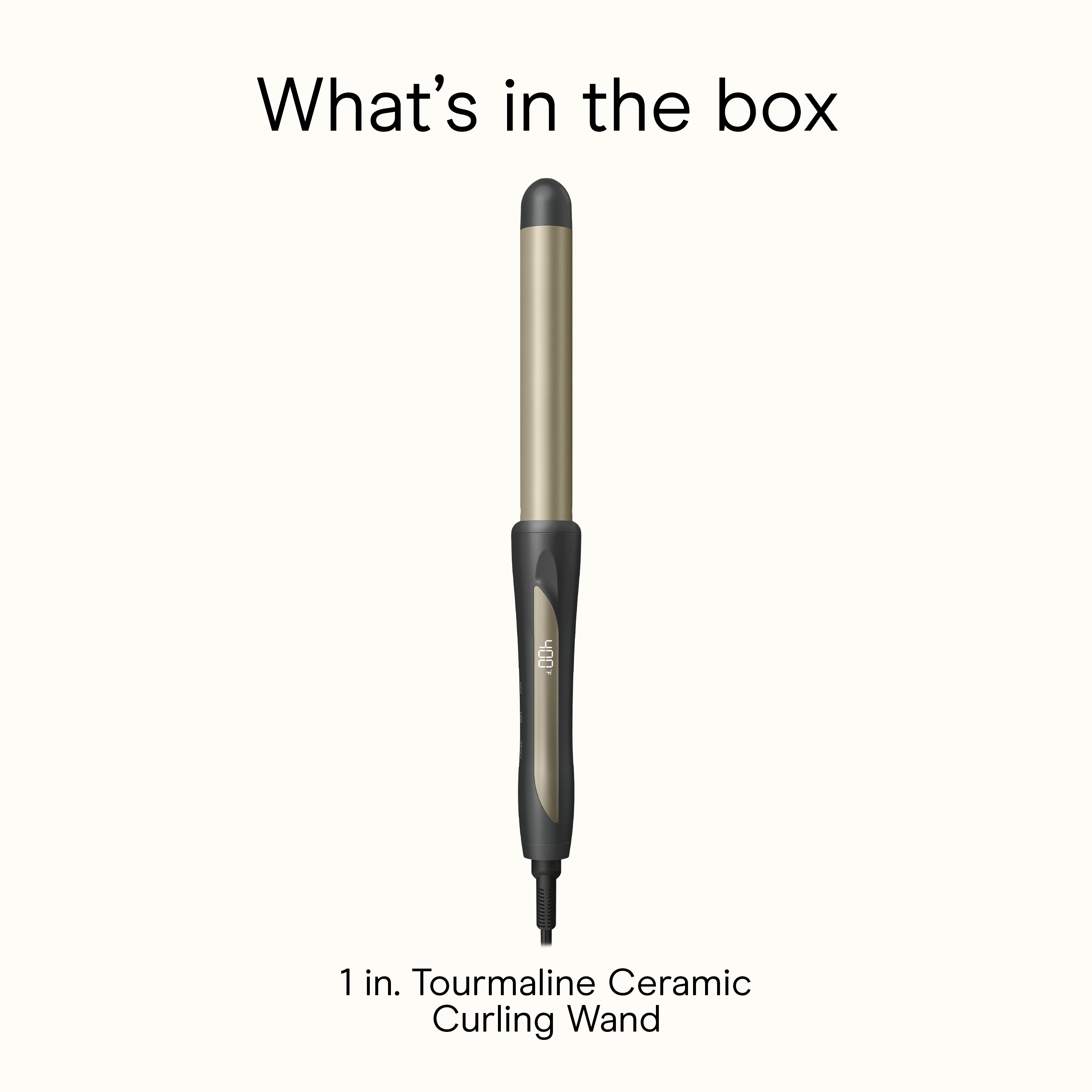 1" Tourmaline Ceramic Curling Wand, , small image number 5.0