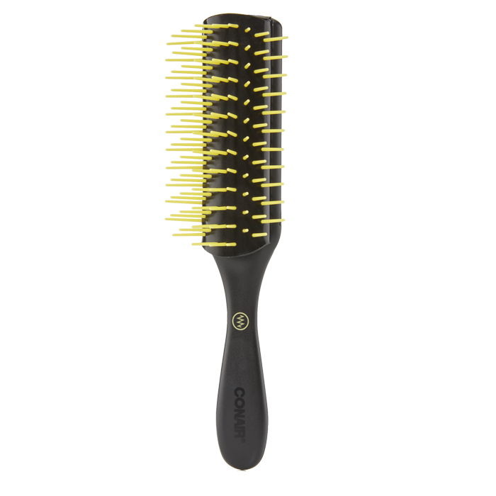 The Curl Collective™ Coily Hair Detangling Rubber Cushion All-Purpose Hairbrush for Medium to Long Hair Length